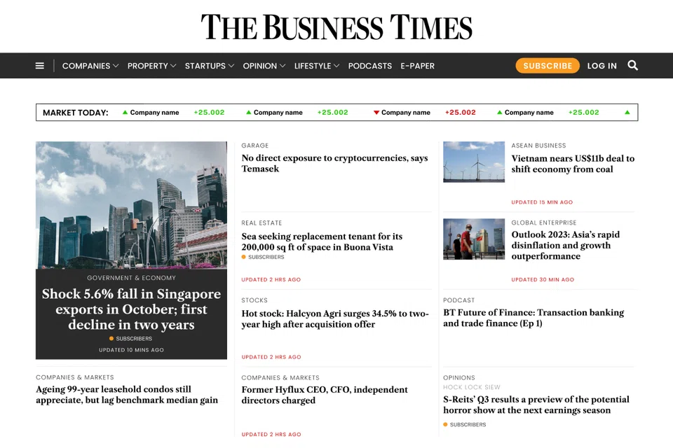 The new homepage includes a new 'hamburger' sidebar menu and improvements to the number of stories available at a glance.