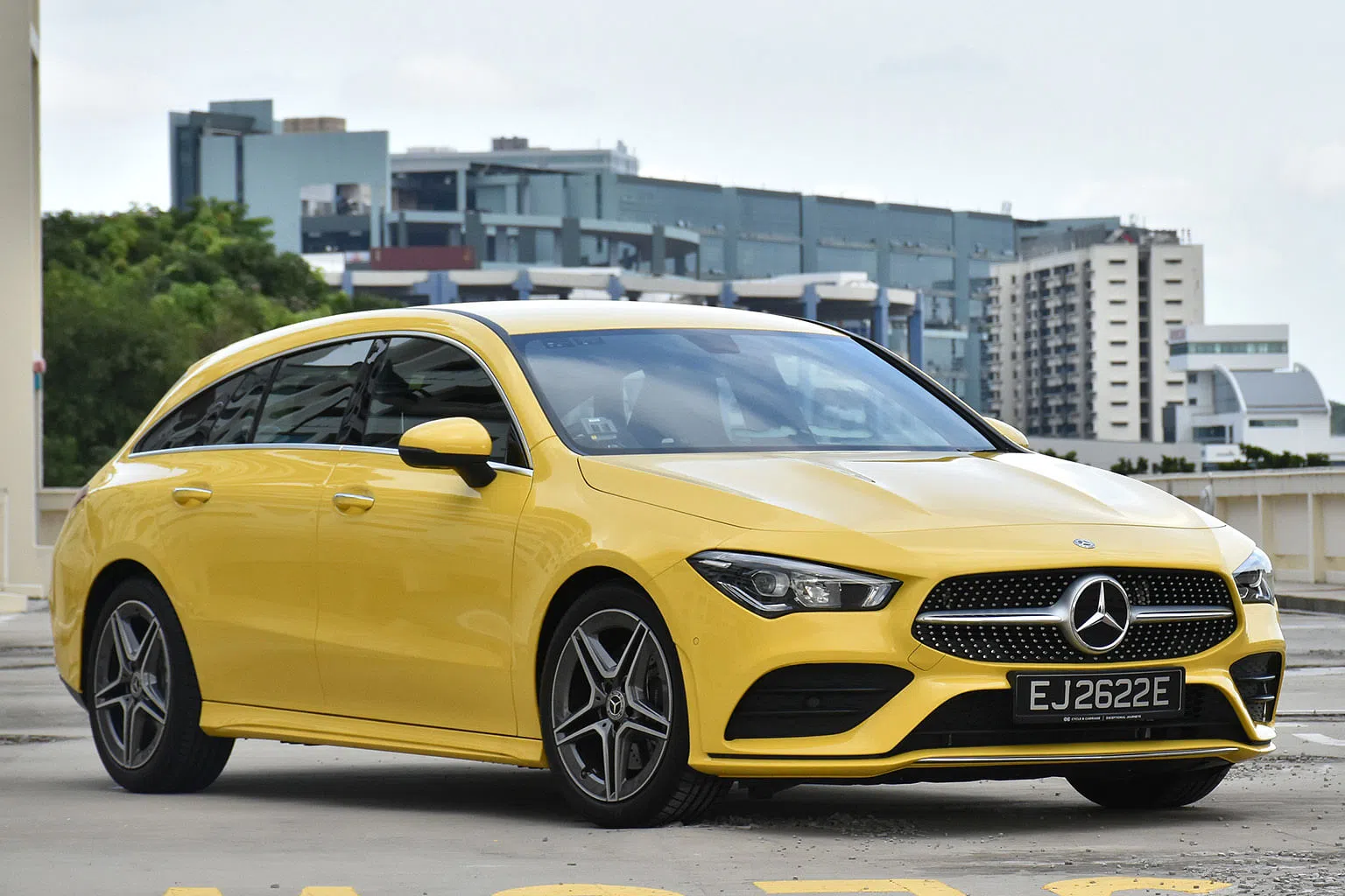 MercedesBenz CLA 200 Shooting Brake The bold and the bootyful