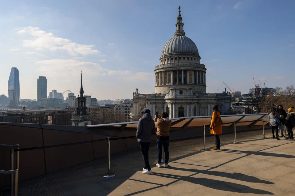 Britain's gross domestic product has grown 0.3 per cent after a 0.5 per cent decline in December,
