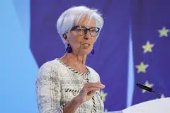 ECB President Christine Lagarde reiterated her message over the weekend that in the current uncertain environment another hike or “perhaps a pause” are the options for the next policy decision, in September.