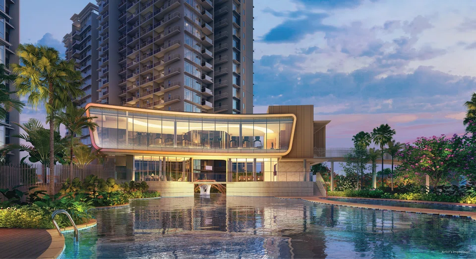 Analysts say that Grand Dunman's location - a two-minute walk from Dakota MRT station and near several popular schools and eateries - likely appealed to buyers.