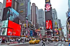 Times Square, New York City. Consumer spending, which accounts for more than two-thirds of US economic activity, went up by 0.8 per cent in July, the Commerce Department reported on Thursday (Aug 31). 