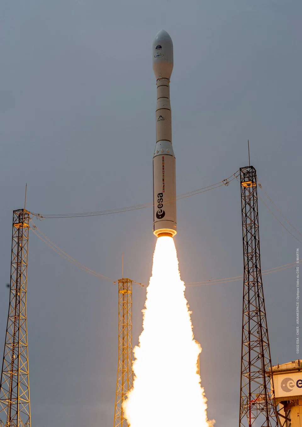 The Vega-C rocket lifted off for its inaugural flight VV21, at Kourou, French Guiana in July. The rocket, which was due to make its first commercial flight with two Airbus satellites on board, was lost after lift-off from Kourou on Dec 20, 2022, a setback for a weakened Europe in space. 