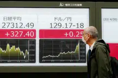 The benchmark Nikkei 225 index ended up 2.64 per cent or 678.93 points at 26,427.65.
