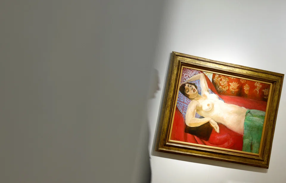 "Nu au Chale Vert" (1921-1922) by artist Henri Matisse at Paris+ par Art Basel international contemporary art fair in October 2022. 