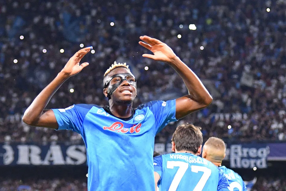 Napoli's Nigerian forward Victor Osimhen won't feature against AC Milan this weekend as he is still nursing a hamstring injury.