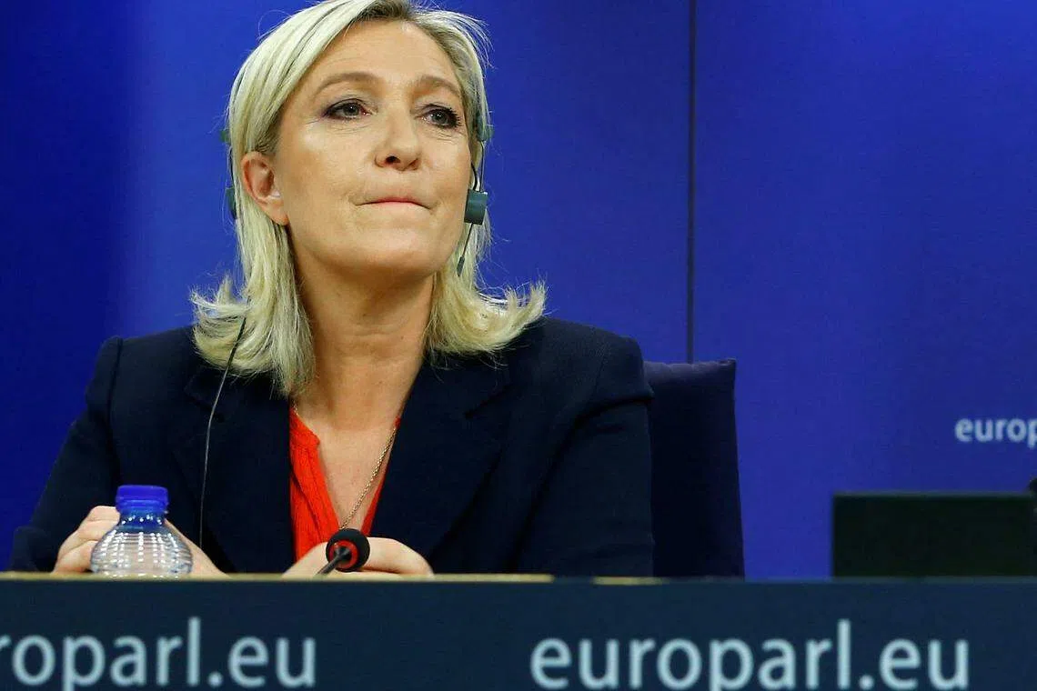 France's Le Pen loses EU immunity over IS tweets