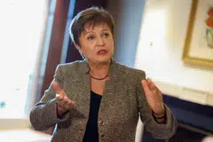 IMF Managing Director Kristalina Georgieva said that during the Beijing meetings she intends to discuss ways to accelerate China’s participation in debt relief for poor and developing countries as the world’s largest official bilateral creditor. 