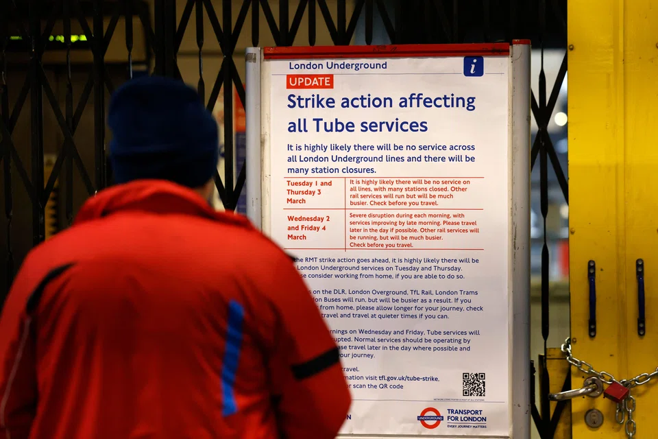 The RMT has said that more than 50,000 workers will take part in a three-day national strike.