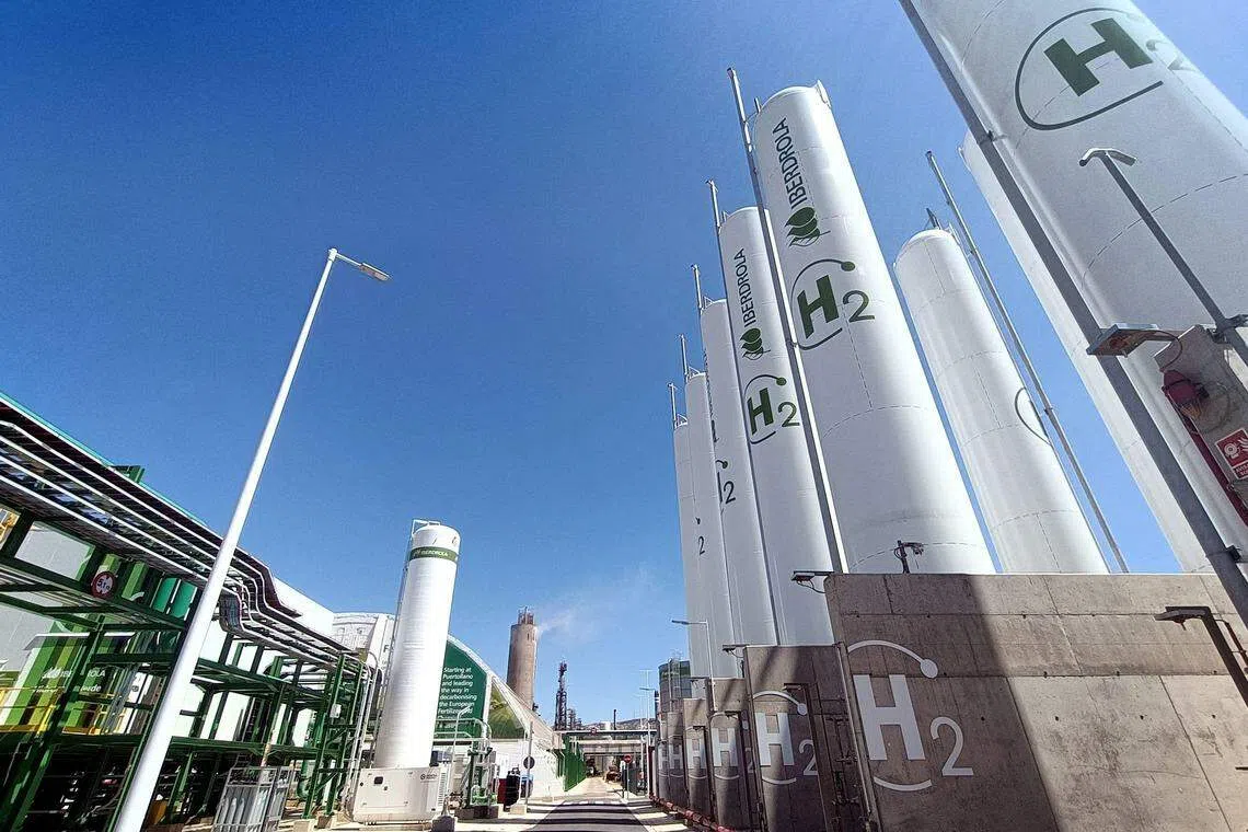 The Green Hydrogen Plant built by Spanish company Iberdrola in Puertollano. The Hydrogen Economy roadmap will generate up to RM12.1 billion (S$3.5 billion) in revenue for Malaysia.