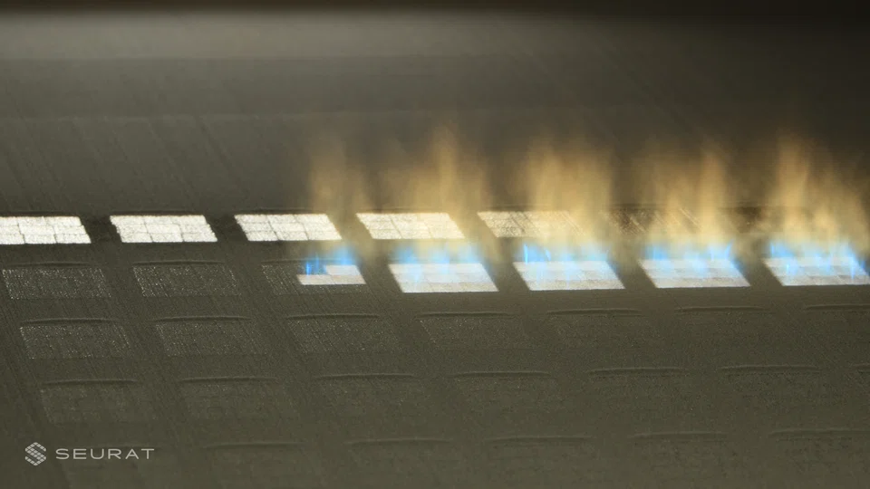 Seurat's Area Printing technology. The startup is looking to bring parts manufacturing closer to customer factories around the world in a bid to re-shore supply chains and slash emissions.