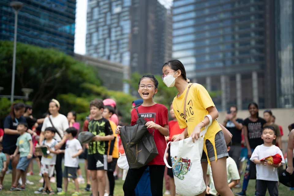Participants of TMCC at the carnival. The event has raised over S$3.5 million in support of the mental health cause since the fundraiser started in 2012.