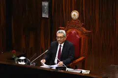 As Sri Lankan president, Gotabaya Rajapaksa enjoys immunity from arrest, and he is believed to have wanted to go abroad before stepping down to avoid the possibility of being detained.
