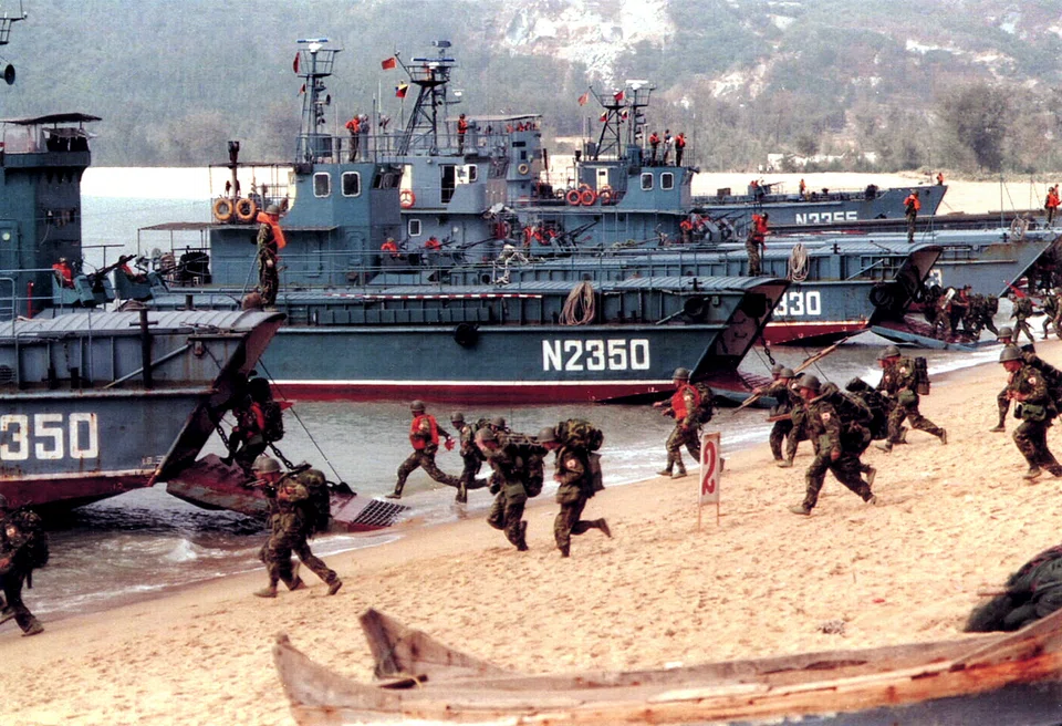 China said in a statement that naval and air force assets carried out drills from Friday to Sunday to the east and southwest of Taiwan to “further test and improve the joint combat capability of multiple services and arms”.