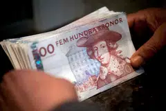 The Swedish krona was up 0.1 per cent against the euro at 10.6810 at 0830 GMT after briefly jumping 0.4 per cent against the euro to 10.6410 following Sweden’s Riksbanken rate hike to 0.75 per cent.