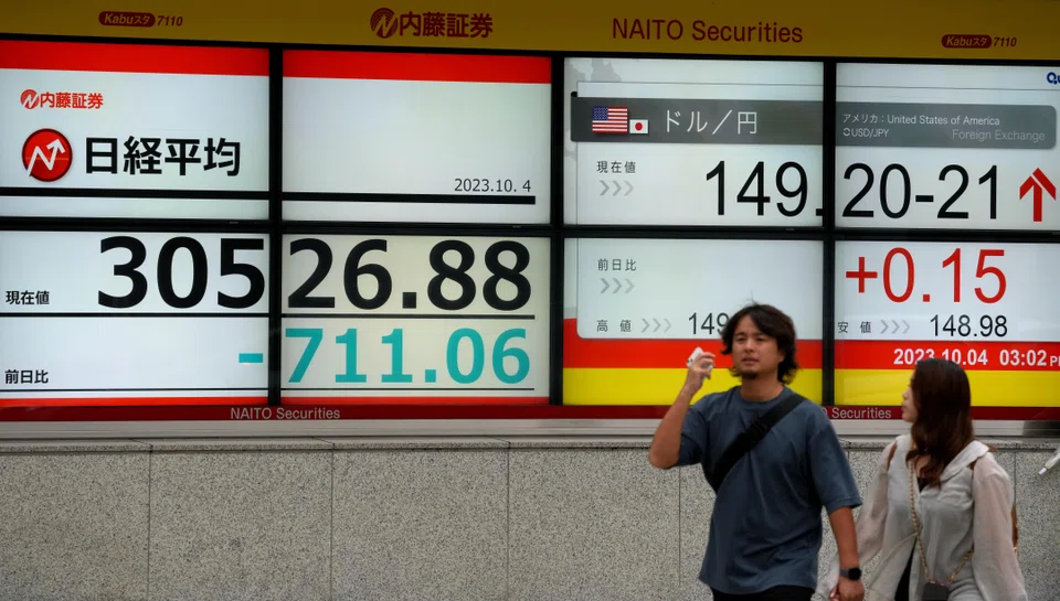 Asian financial markets were in the red, with Tokyo, Hong Kong, Shanghai, Singapore, Seoul, Taipei, Wellington and Manila all down at midday on Monday.