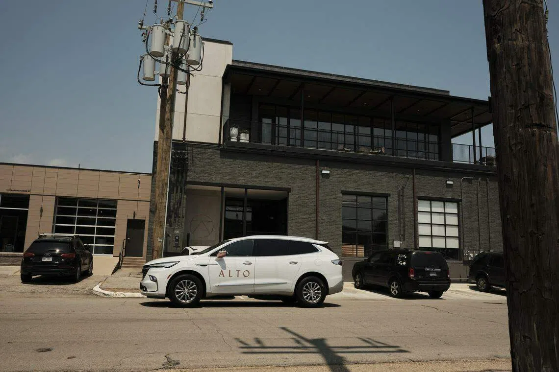 Alto headquarters in Dallas. Alto is trying to fill a more expensive niche, especially as politicians and labour groups argue that the contractor model exploits drivers. 