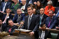 British finance minister Jeremy Hunt  – who is due to make a budget speech to parliament at around 1230 GMT – has dismissed calls from other lawmakers in the ruling Conservative Party for big tax cuts now to boost their fortunes before an election expected in 2024.
