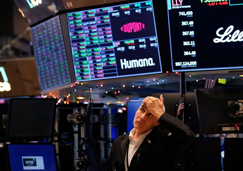 The Dow Jones Industrial Average ended 2.1 per cent lower – down nearly 700 points – at 33,129.59 on Tuesday. 