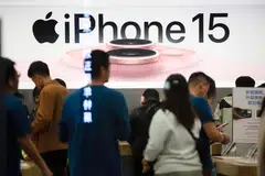 Apple battles falling iPhone sales in China and rising competition from domestic rivals such as Huawei.