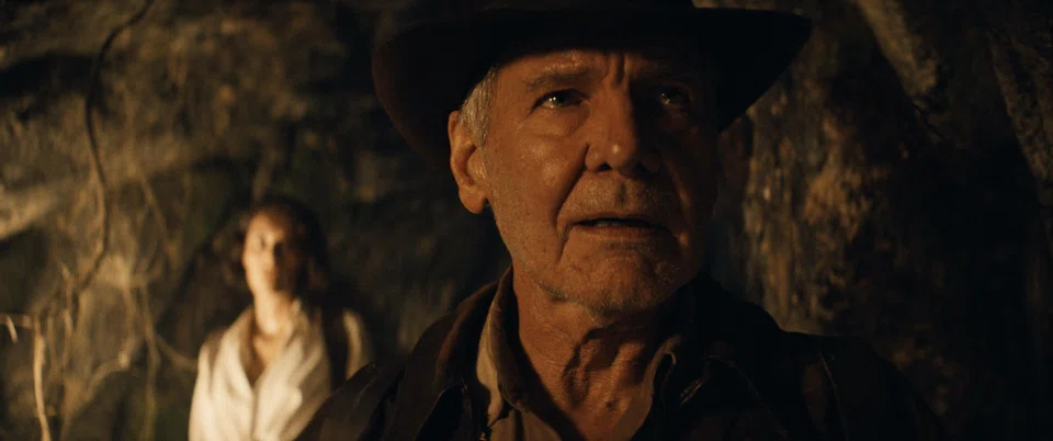 Indiana Jones (Harrison Ford) returns to the screen older and grizzlier, but still wisecracking and cracking his whip. 