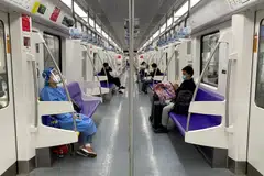 Parts of Shanghai's subway services have resumed.