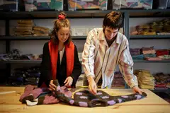 Former Inditex employees Jorge Toba and Antia Montero launched children's clothing brand The Campamento that produces two limited made-to-order collections per year and mostly with organic fibres.