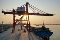 China's exports contracted 9.9 per cent year-on-year in December, extending a 8.7 per cent loss in November, slightly beating expectations for a 10 per cent fall.