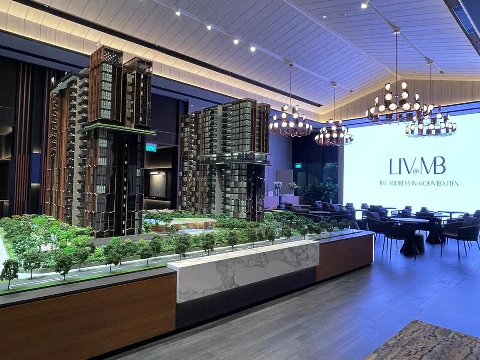 A model of Bukit Sembawang's Liv @ MB project.
