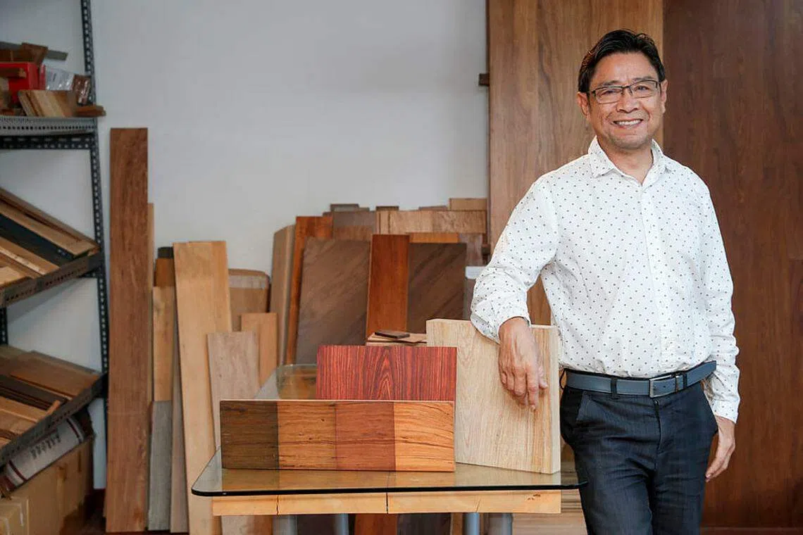 Knock on wood for success