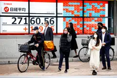Asian markets enjoyed a strong start to the week after Federal Reserve chief Jerome Powell said officials would take a careful approach regarding interest rate hikes.