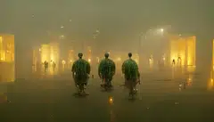 Brian Gothong Tan's stunning, surreal images were created using an AI tool. Like other artists in Singapore, Tan has been turning to AI for collaboration and inspiration.