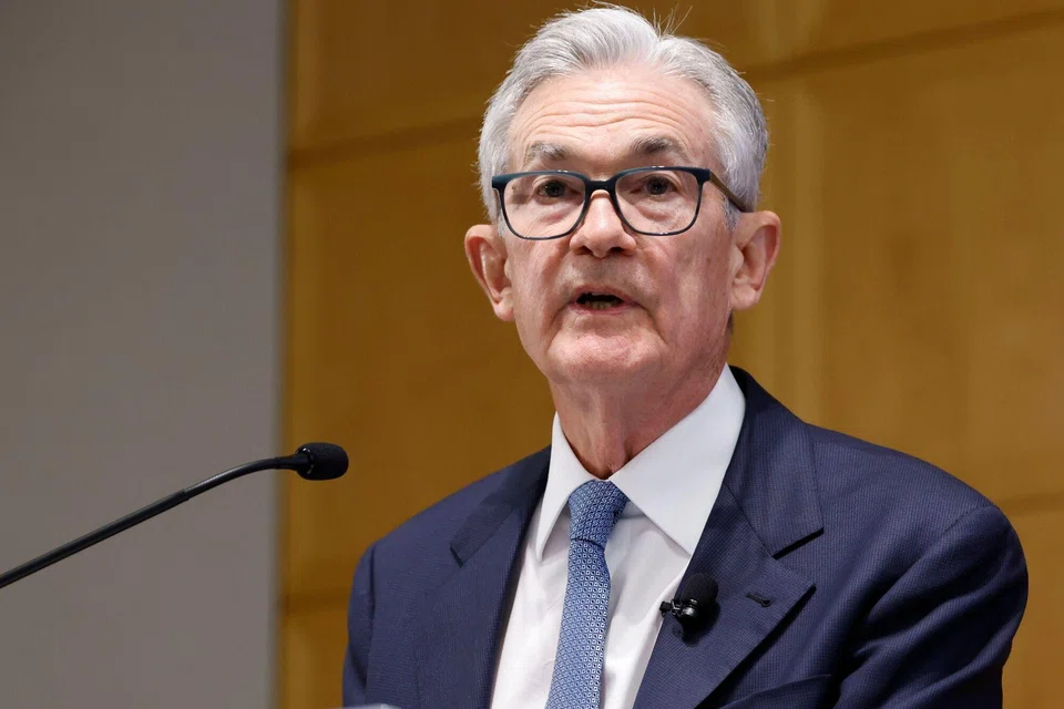 US Federal Reserve Chair Jerome Powell said the US central bank will continue to move carefully but won't hesitate to tighten policy further if appropriate. 