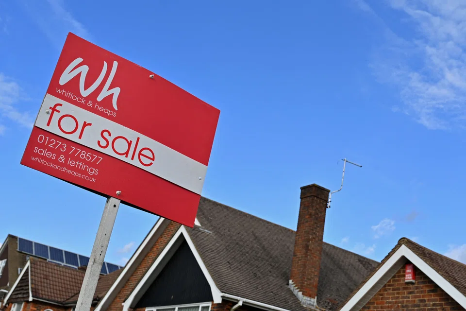 The UK's property market is weighed down by soaring interest rates and a tightening cost-of-living squeeze.
