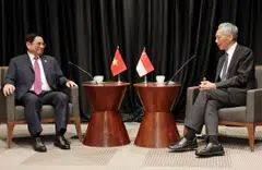 Prime Minister Lee Hsien Loong and Vietnam Prime Minister Pham Minh Chinh have met regularly since the latter took office in April 2021, including at this meeting in Washington, DC in May 2022.