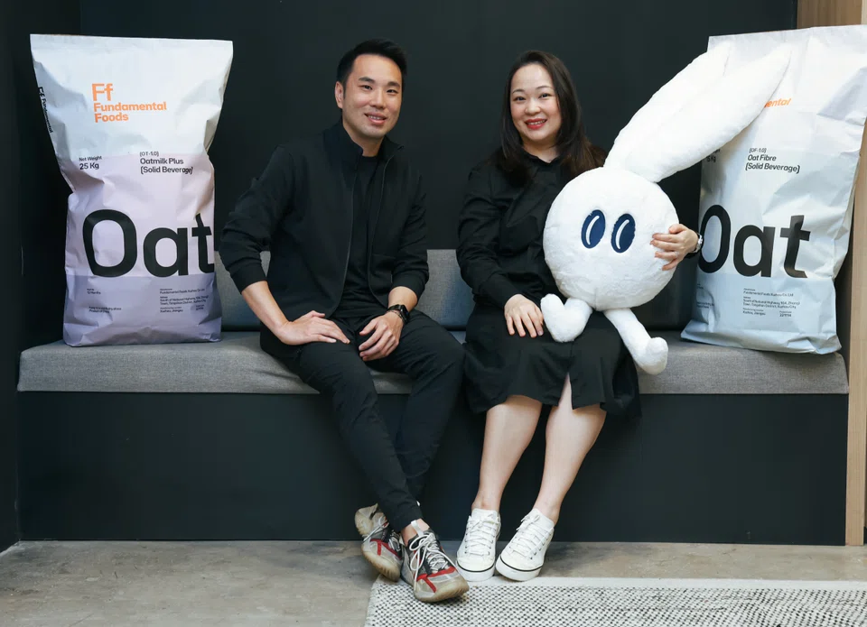Apricot Capital managing partners Darren Teo (left) and Elaine Teo are co-founders of Fundamental Foods and Listen Up.