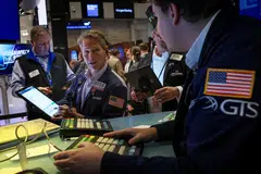 The Dow Jones Industrial Average rose 28.77 points, or 0.09 per cent, at the open to 33,165.14. 