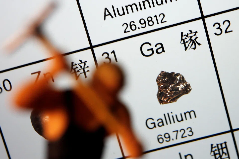 China says it plans to impose export restrictions on gallium and germanium from Aug 1.