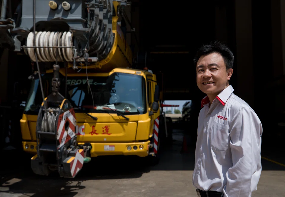 Tiong Woon chief executive officer Michael Ang points out that demand for its crane services remains robust amid a strong project pipeline. 