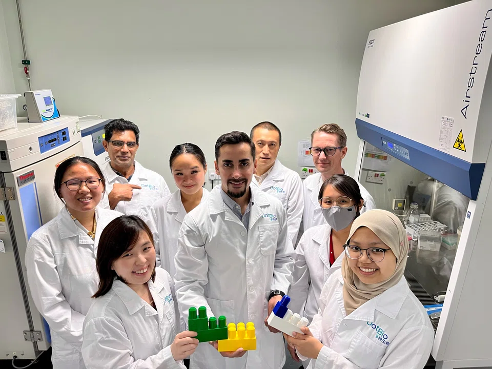 The DotBio team specialises in developing multi-functional antibody therapies with its modular DotBody technology, says chief executive Ignacio Asial (centre).