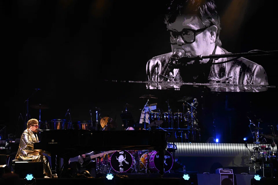 British legendary singer Elton John brought the curtain down on Britain’s annual Glastonbury Festival last month.