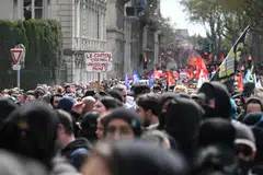 France faced nationwide protests and strikes to denounce the French government's pension reform on the eve of a ruling from the Constitutional Council on the changes. 