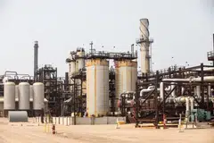 The Shell Quest Carbon Capture and Storage facility near Edmonton, Alberta, Canada. The current level of annual CO2 capture worldwide represents only 0.1% of the total annual energy-sector emissions.