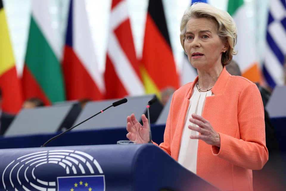 “Global markets are now flooded with cheaper Chinese electric cars. And their price is kept artificially low by huge state subsidies,” says EU Commission President Ursula von der Leyen.