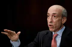 SEC chair Gary Gensler hopes an eventual rule on reporting carbon footprints, would survive any legal challenges.