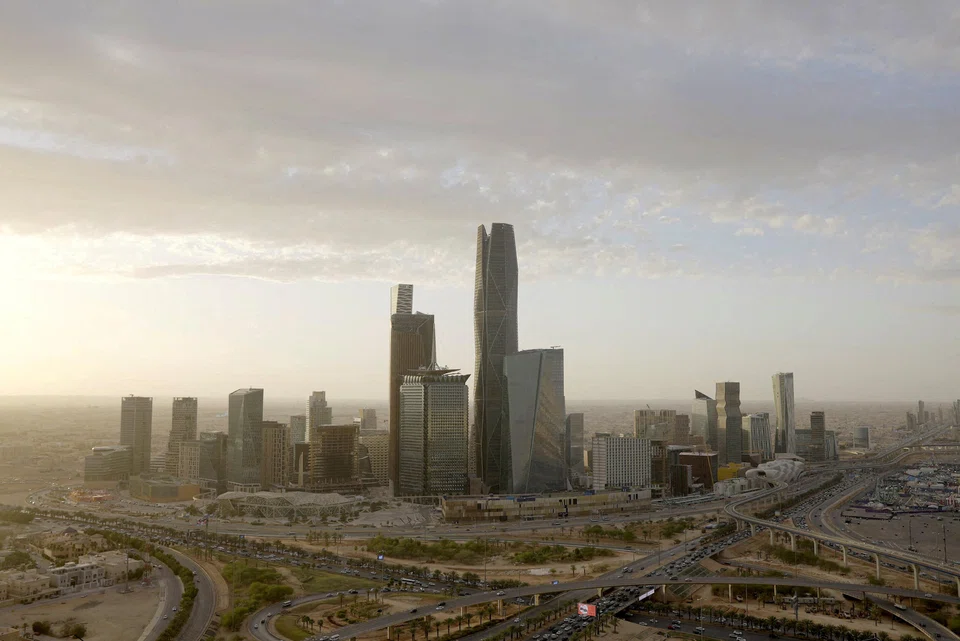 A general view of Riyadh city, Saudi Arabia. The IMF said that Saudi Arabia’s fiscal balance would swing to a deficit in 2023 on lower oil revenue.