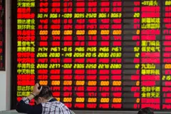 Chinese real estate stocks are close to losing all the gains notched during last year’s massive reopening rally.