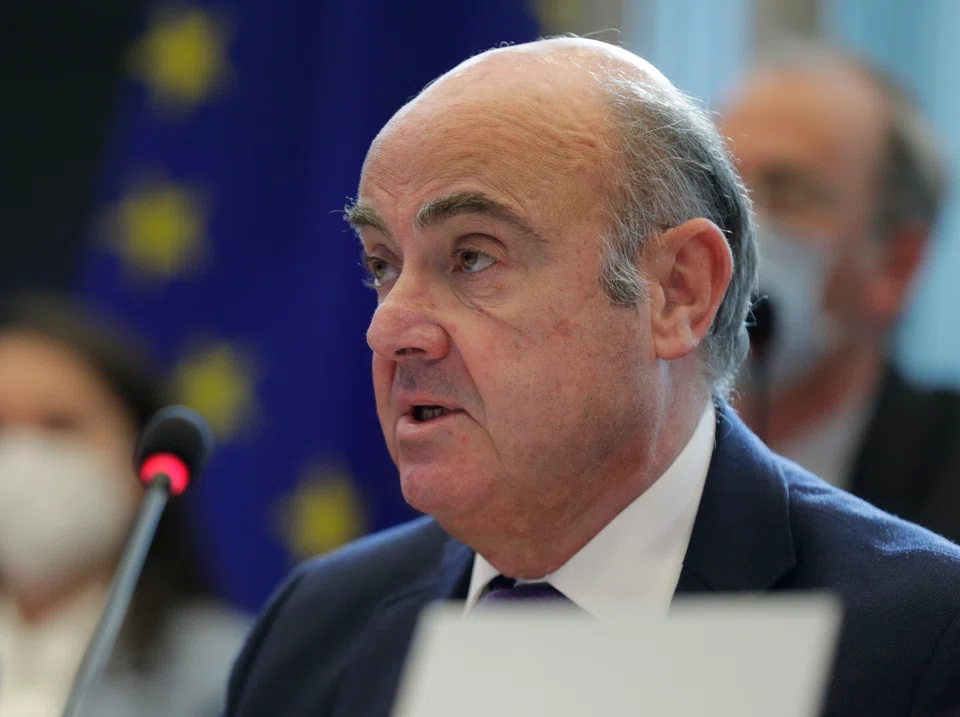 A surge in eurozone consumer prices, propelled even higher by Russia's invasion of Ukraine, is "very close" to reaching its peak, European Central Bank (ECB) vice-president Luis de Guindos said on Thursday (Apr 28).