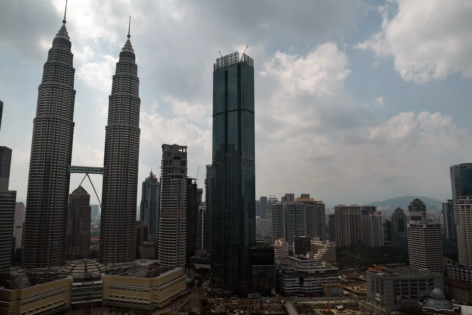 The Petronas Twin Towers in Kuala Lumpur.