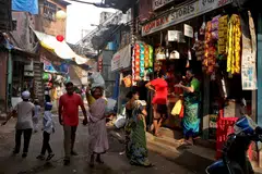 Dharavi, about three quarters the size of New York’s Central Park, is a crowded area that houses thousands of poor families in cramped quarters in the centre of India’s financial capital